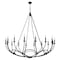 Z-Lite Arabella Chandelier, 16-Light, 55 In.W x 53 In.H, Matte Black/Matte Black 3500-16MB - alternate 4